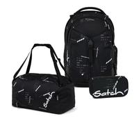 Satch Match Schulrucksack Set 3tlg. inkl. Schlamperbox und Sporttasche (Ninja Matrix)
