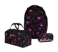 Satch Match Schulrucksack Set 3tlg. (Mystic Nights) inkl. Schlamperbox und Sporttasche