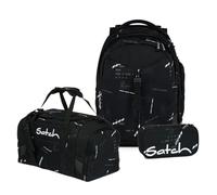 Satch Match Schulrucksack Set 3tlg. (Ninja Matrix) inkl. Schlamperbox und Sporttasche