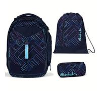 Satch Match Schulrucksack-Set 3tlg Purple Laser BU