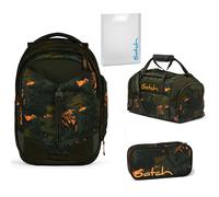 Satch Match Schulrucksack-Set 4tlg Jurassic Jungle 2.0