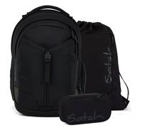 match Set aus match + Sportbeutel + Schlamperbox MatTubBsc-25-schwarz