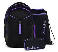 satch match Set aus match + Sportbeutel + Schlamperbox Purple Phantom