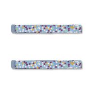 Satch SWAPS Rucksack-Zubehör – 2er Set Klettstreifen, austauschbar – Confetti Blue