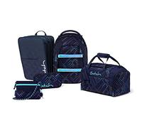 satch Pack Beauty & The School Edition Schulrucksack Set 5tlg. (Purple Laser), M