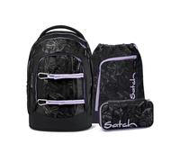 Satch Pack Betty Grey Schulrucksack Set 3-teilig