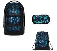 Satch Pack Caleido Blue 3tlg. Schulrucksack-Set