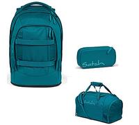 Satch Pack Deep Petrol 3tlg Schulrucksack-Set