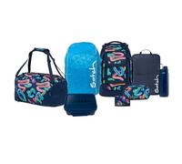 Satch Pack Kollektor Edition Schulrucksack Set 8tlg. inkl. Brotdose und Trinkflasche (Crazy Twist)