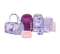 Satch Pack Kollektor Edition Schulrucksack Set 8tlg. inkl. Brotdose und Trinkflasche (Lilac Blossom)