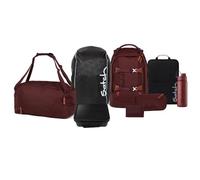 Satch Pack Kollektor Edition Schulrucksack Set 8tlg. inkl. Brotdose und Trinkflasche (Pack Nordic Ruby Skandi)