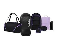 Satch Pack Kollektor Edition Schulrucksack Set 8tlg. inkl. Brotdose und Trinkflasche (Purple Phantom)