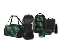 Satch Pack Kollektor Edition Schulrucksack Set 8tlg. inkl. Brotdose und Trinkflasche (Seismic Green)