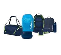Satch Pack Kollektor Edition Schulrucksack Set 8tlg. inkl. Brotdose und Trinkflasche (Toxic Yellow)