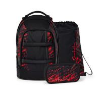 Satch Pack Night Rider Set, 01403-90365-10 rot, schwarz