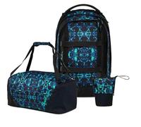 Satch Pack Pencil Slider Edition Schulrucksack Set 3tlg. inkl. Sporttasche (Caleido Blue)
