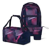 Satch Pack Pencil Slider Edition Schulrucksack Set 3tlg. inkl. Sporttasche (Seismic Pink)