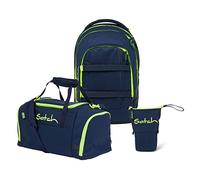 satch Pack Pencil Slider Edition Schulrucksack Set 3tlg. mit Sporttasche (Toxic Yellow)