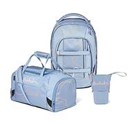 Satch Pack Pencil Slider Edition Schulrucksack Set 3tlg. mit Sporttasche (Vivid Blue)
