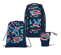 Satch Pack Pencil Slider Light Edition Schulrucksack Set 3tlg. inkl. Sportbeutel (Crazy Twist)