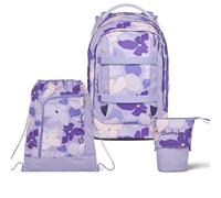 Satch Pack Pencil Slider Light Edition Schulrucksack Set 3tlg. inkl. Sportbeutel (Lilac Blossom)