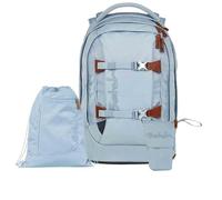 Satch Pack Pencil Slider Light Edition Schulrucksack Set 3tlg. inkl. Sportbeutel (Nordic Ice Blue)