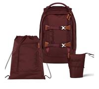 Satch Pack Pencil Slider Light Edition Schulrucksack Set 3tlg. inkl. Sportbeutel (Nordic Ruby)