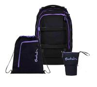 Satch Pack Pencil Slider Light Edition Schulrucksack Set 3tlg. inkl. Sportbeutel (Purple Phantom)