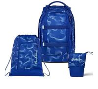Satch Pack Pencil Slider Light Edition Schulrucksack Set 3tlg. inkl. Sportbeutel (Vibrant Blue)