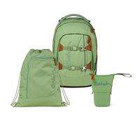 Satch Pack Pencil Slider Light Edition Schulrucksack Set 3tlg. mit Sportbeutel (Nordic Jade Green)