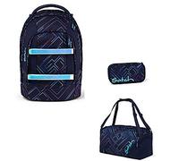 Satch Pack Purple Laser 3tlg Schulrucksack-Set