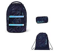Satch Pack Purple Laser 3tlg Schulrucksack-Set