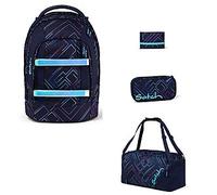 Satch Pack Purple Laser 4tlg Schulrucksack-Set