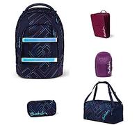 Satch Pack Purple Laser 5tlg Schulrucksack-Set