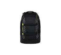 Satch Pack Schulrucksack ab 5. Klasse ergonomisch 30L Stauraum standfest Organisationstalent Dark Skate - Schwarz