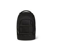 satch pack Schulrucksack Schulrucksack ab 5. Klasse ergonomisch 30L Stauraum standfest Organisationstalent, Blackjack - Schwarz