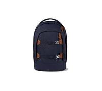 satch pack Schulrucksack Schulrucksack ab 5. Klasse ergonomisch 30L Stauraum standfest Organisationstalent Nordic Blue - Blau