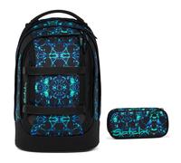 Satch Pack Schulrucksack-Set 2tlg Caleido Blue