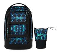 Satch Pack Schulrucksack Set 2tlg. inkl. Pencil Slider (Caleido Blue)