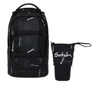 Satch Pack Schulrucksack Set 2tlg. inkl. Pencil Slider (Ninja Matrix)