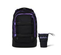 Satch Pack Schulrucksack Set 2tlg. inkl. Pencil Slider (Purple Phantom)