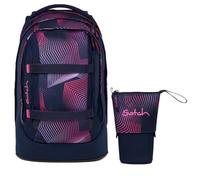 Satch Pack Schulrucksack Set 2tlg. inkl. Pencil Slider (Seismic Pink)