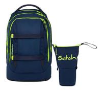 Satch Pack Schulrucksack Set 2tlg. inkl. Pencil Slider (Toxic Yellow)
