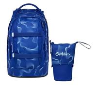 Satch Pack Schulrucksack Set 2tlg. inkl. Pencil Slider (Vibrant Blue)
