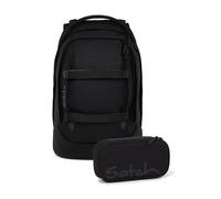 Satch Schulrucksack-Set satch pack – 2-tlg. inkl. Schlamperbox (Blackjack)