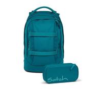 Satch pack Schulrucksack Set 2tlg. inkl. Schlamperbox (Deep Petrol)
