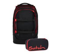 Satch Schulrucksack-Set Pack 2-tlg. inkl. Schlamperbox (Fire Phantom)