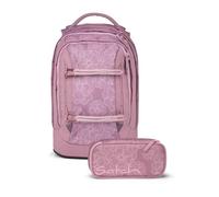 Satch Pack Schulrucksack Set 2tlg. inkl. Schlamperbox (Magnolia Dream)