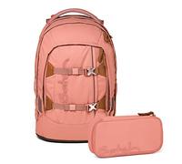 Satch Pack Schulrucksack Set 2tlg. inkl. Schlamperbox (Nordic Coral)