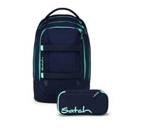 Satch Pack Schulrucksack Set 2tlg. inkl. Schlamperbox (Ocean Mint)